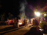 Tanz der Dorfbewohner - Kanha &ndash; &copy; Maria Michel (Eberhardt TRAVEL)