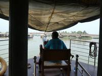 Indien, Kerala, Hausboot