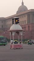 Verkehrsinsel in Delhi