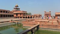041 Fatehpur Sikri, Palastanlage &ndash; &copy; Michael Krause (Eberhardt TRAVEL)