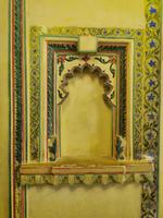 Wandgestaltung im Maharadjapalast, Udaipur &ndash; &copy; Simone Willner (Eberhardt TRAVEL)
