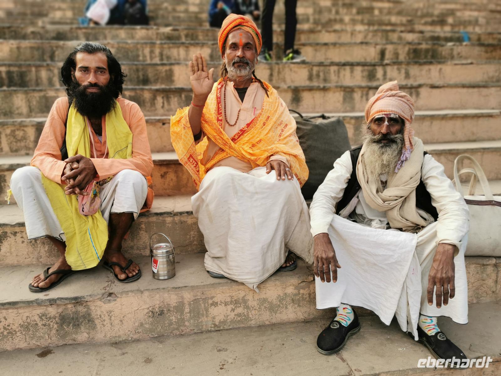 Heilige Männer, Varanasi &ndash; &copy; Simone Willner (Eberhardt TRAVEL)