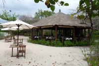 Strandpavillion von Bidadari (