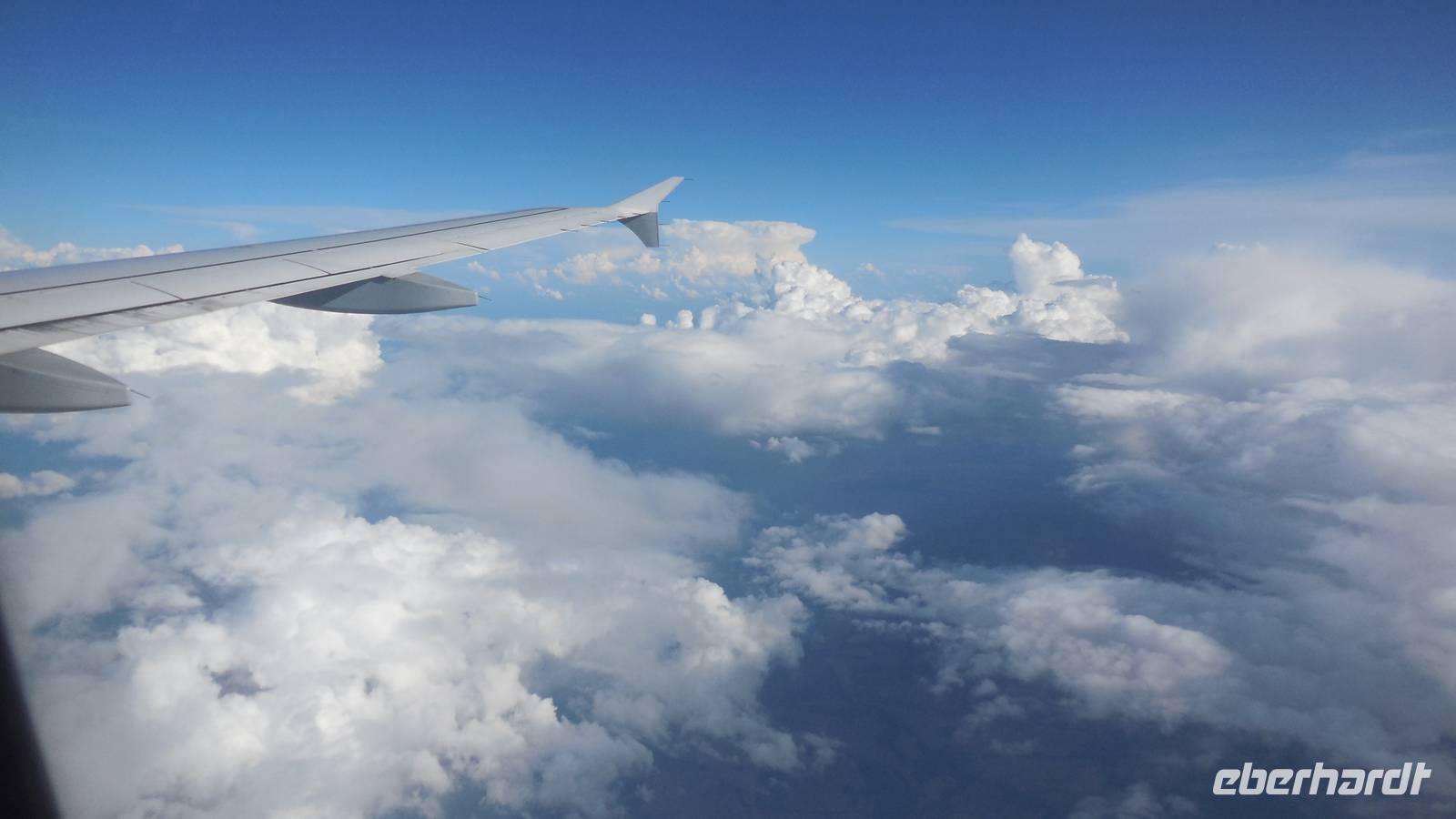 Rückflug &ndash; &copy; Petra Sauer (Eberhardt TRAVEL)