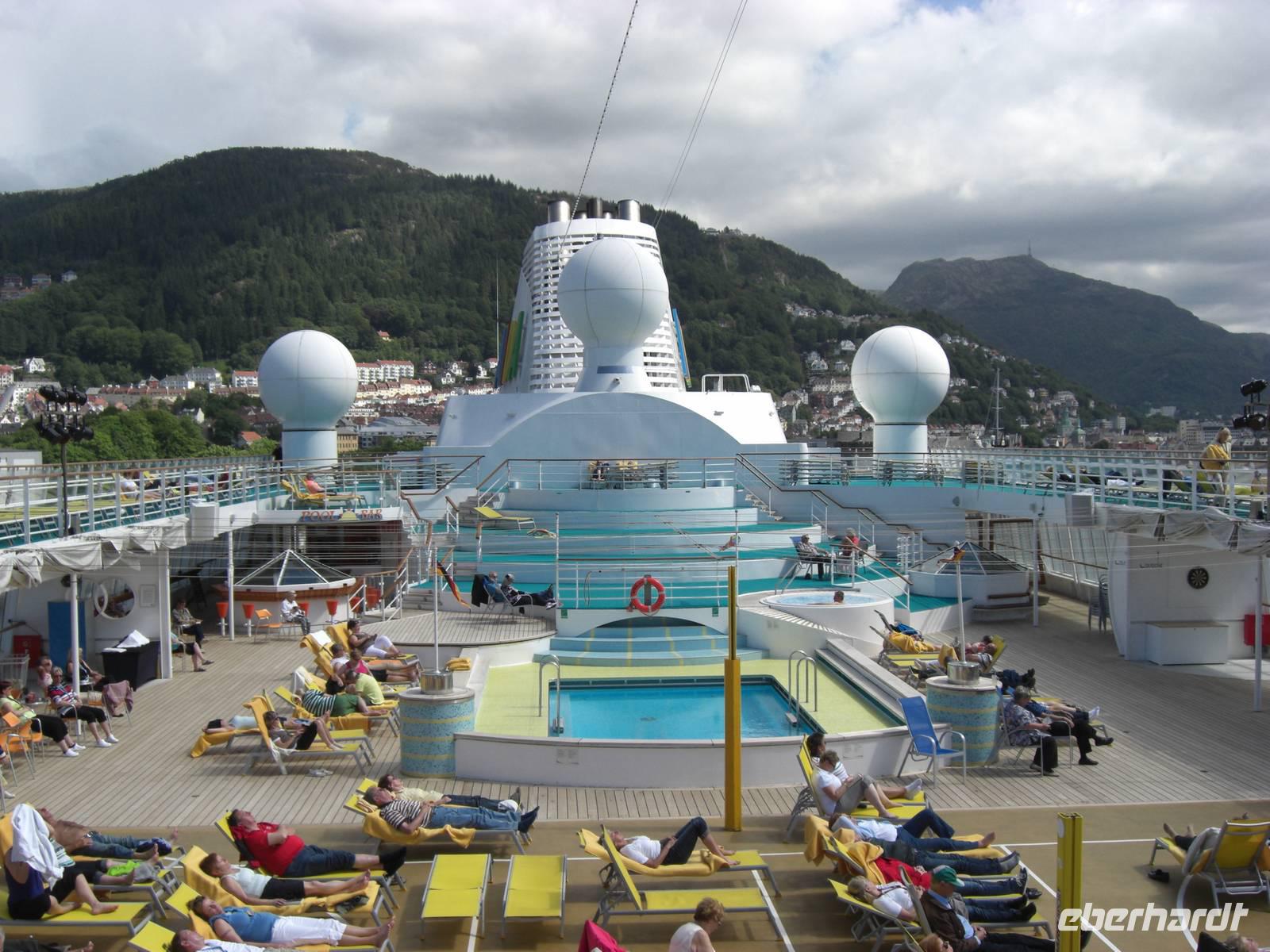 AIDA - Pooldeck &ndash; &copy; Anne-Katrin Müller (Eberhardt TRAVEL)