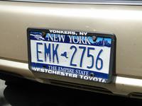New Yorker Kennzeichen &ndash; &copy; Kristin Werner (Eberhardt TRAVEL)