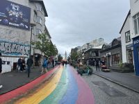 Blick auf die Hallgrímskirkja
