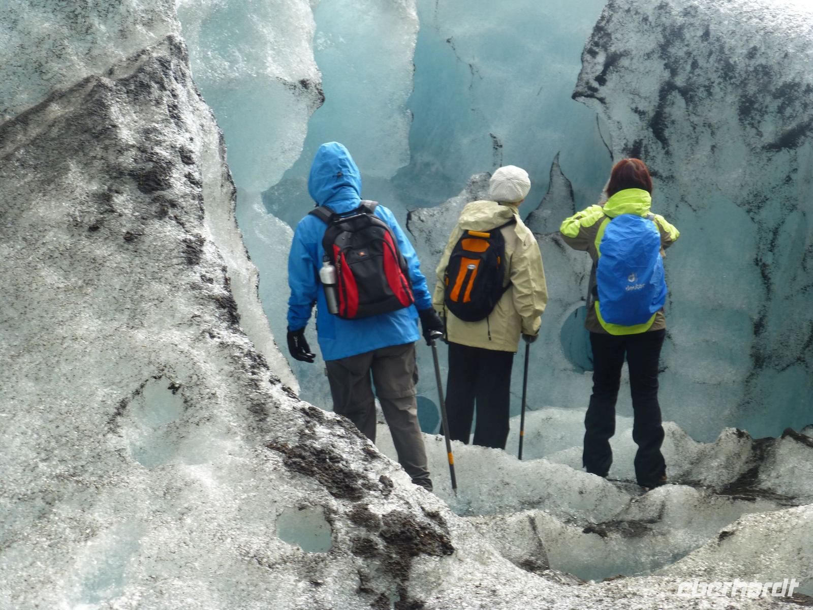 Gletscherwanderung auf dem Falljökull bei Skaftafell &ndash; &copy; Kristin Weigel (Eberhardt TRAVEL)