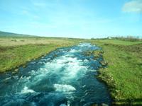 Der Tungufljot ist ein bekannter Lachsfluss in Island. Er hat oft eine strahlend blaue Farbe. &ndash; &copy; Dominik Zilliken (Eberhardt TRAVEL)