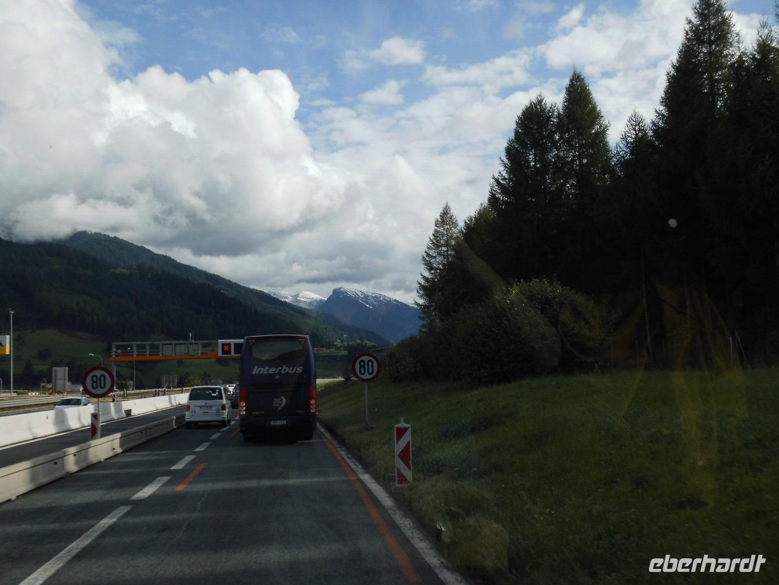 auf der Brennerautobahn &ndash; &copy; Adelheid Fritzsche (Eberhardt TRAVEL)
