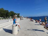 An der Hafenpromenade von Zadar