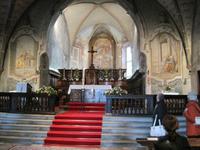 Apsis der Kirche in Lugano