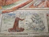 Detail des ältesten Fresko: Giulio verteribt die Schlangen und Dämonen &ndash; &copy; Heike Heinen (Eberhardt TRAVEL)