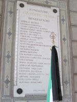 Gedenktafel der Stifter der Casa Verdi &ndash; &copy; Heike Heinen (Eberhardt TRAVEL)