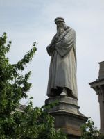 Mailand: Leonardo da Vinci zwischen Rathaus und Scala &ndash; &copy; Heike Heinen (Eberhardt TRAVEL)