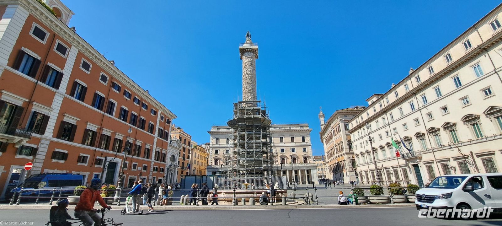 Rom - Piazza Colonna - Mark-Aurel-Säule &ndash; &copy; Martin Büchner (Eberhardt TRAVEL)