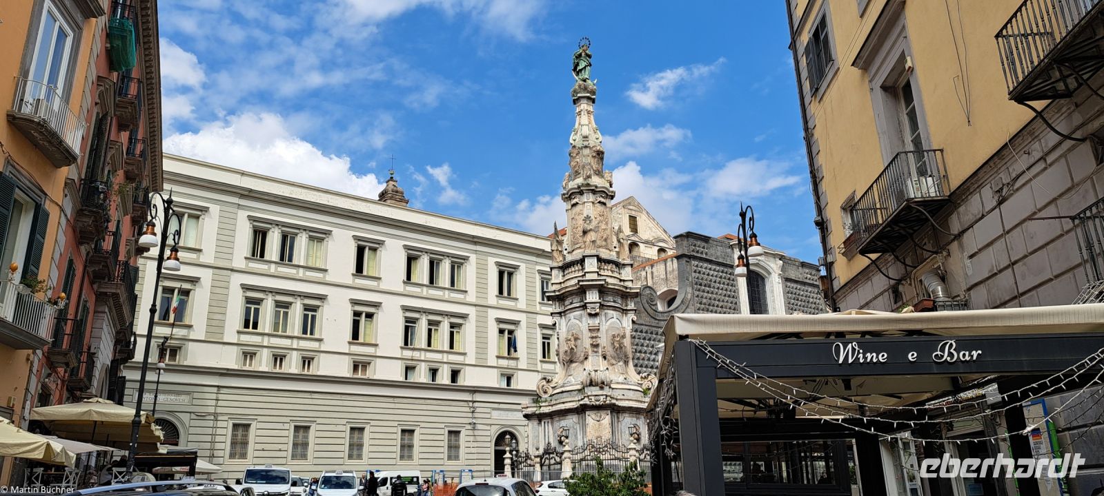 Napoli - Piazza del Gesù Nuovo - Guglia dell'Immacolata - Turm der Unbefleckten Empfängnis &ndash; &copy; Martin Büchner (Eberhardt TRAVEL)