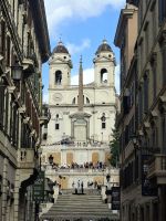 Rom (Blick von der Via dei Condotti auf die Spanische Treppe) &ndash; &copy; Katrin Deutschbein (Eberhardt TRAVEL)