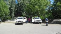 Jeeps an der Su Gologone Quelle  &ndash; &copy; Sandra Rößle (Eberhardt TRAVEL)