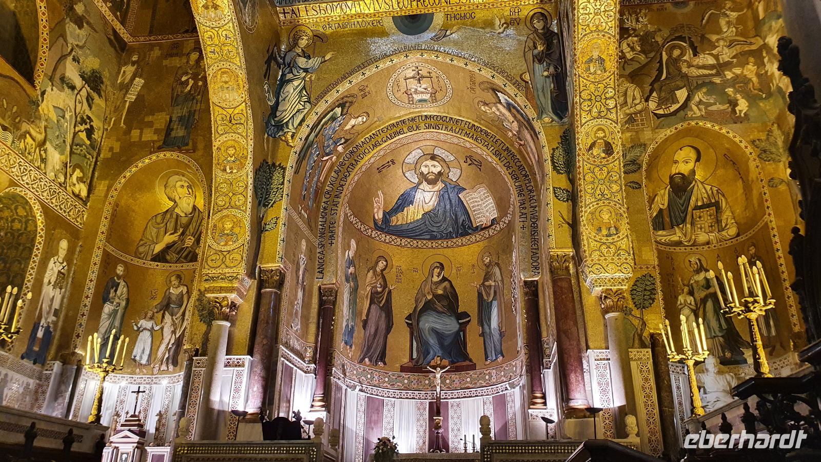 Capella Palatina- der Pantokrator &ndash; &copy; Marlies Thrum (Eberhardt TRAVEL)