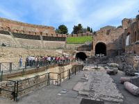 Sizilien. Taormina Amphitheater &ndash; &copy; Heike Jack (Eberhardt TRAVEL)