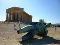 02.10.2013 Concordia-Tempel mit Ikarus &ndash; &copy; Jutta Petzold-Herrmann (Eberhardt TRAVEL)