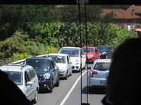 Stau am 1. Mai