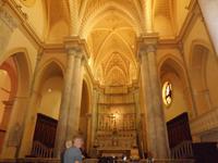  filigrane Deckengestaltung iin der Chiesa Matrice von Erice &ndash; &copy; Adelheid Fritzsche (Eberhardt TRAVEL)