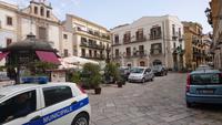 Kleiner Platz zwischen den Gassen in Palermo