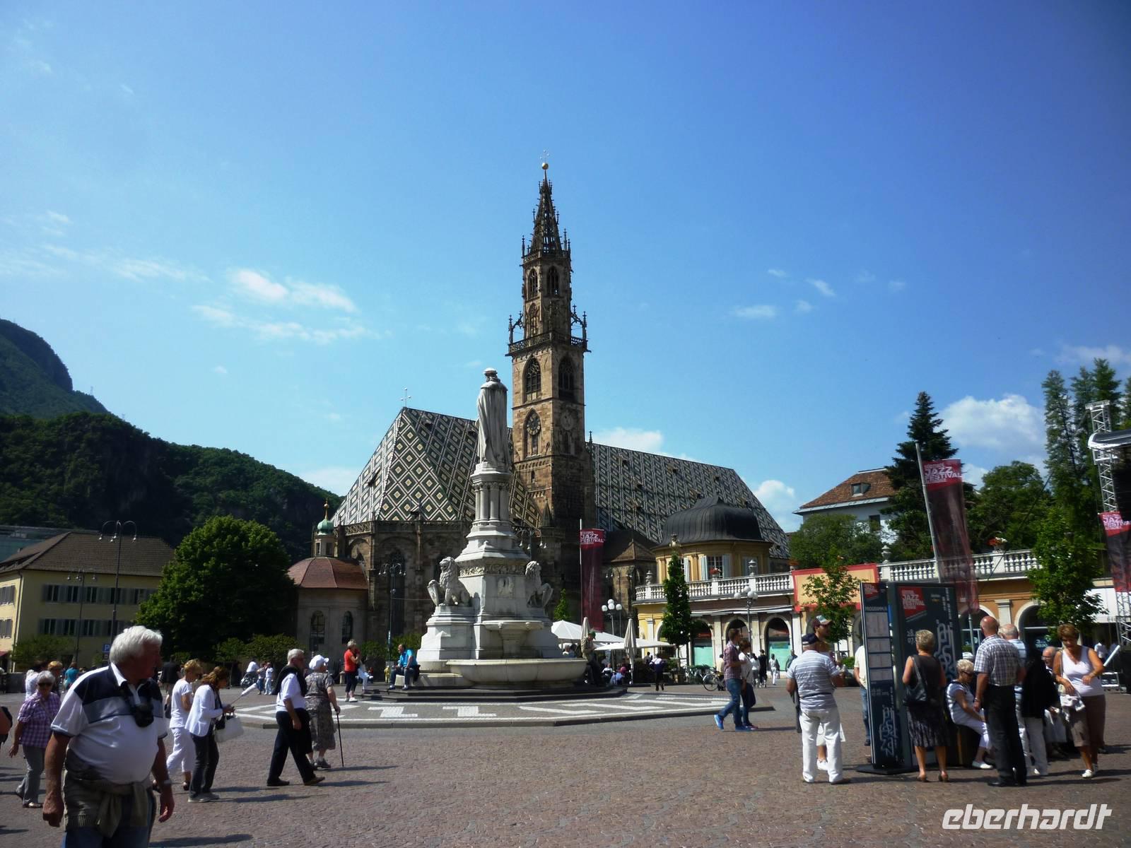 Bozen, Waltherplatz, 01.07.2013 &ndash; &copy; Jutta Petzold-Herrmann (Eberhardt TRAVEL)