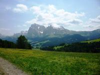 Seiser Alm, Langkofel und Plattkofel, 27.06.2013 &ndash; &copy; Jutta Petzold-Herrmann (Eberhardt TRAVEL)