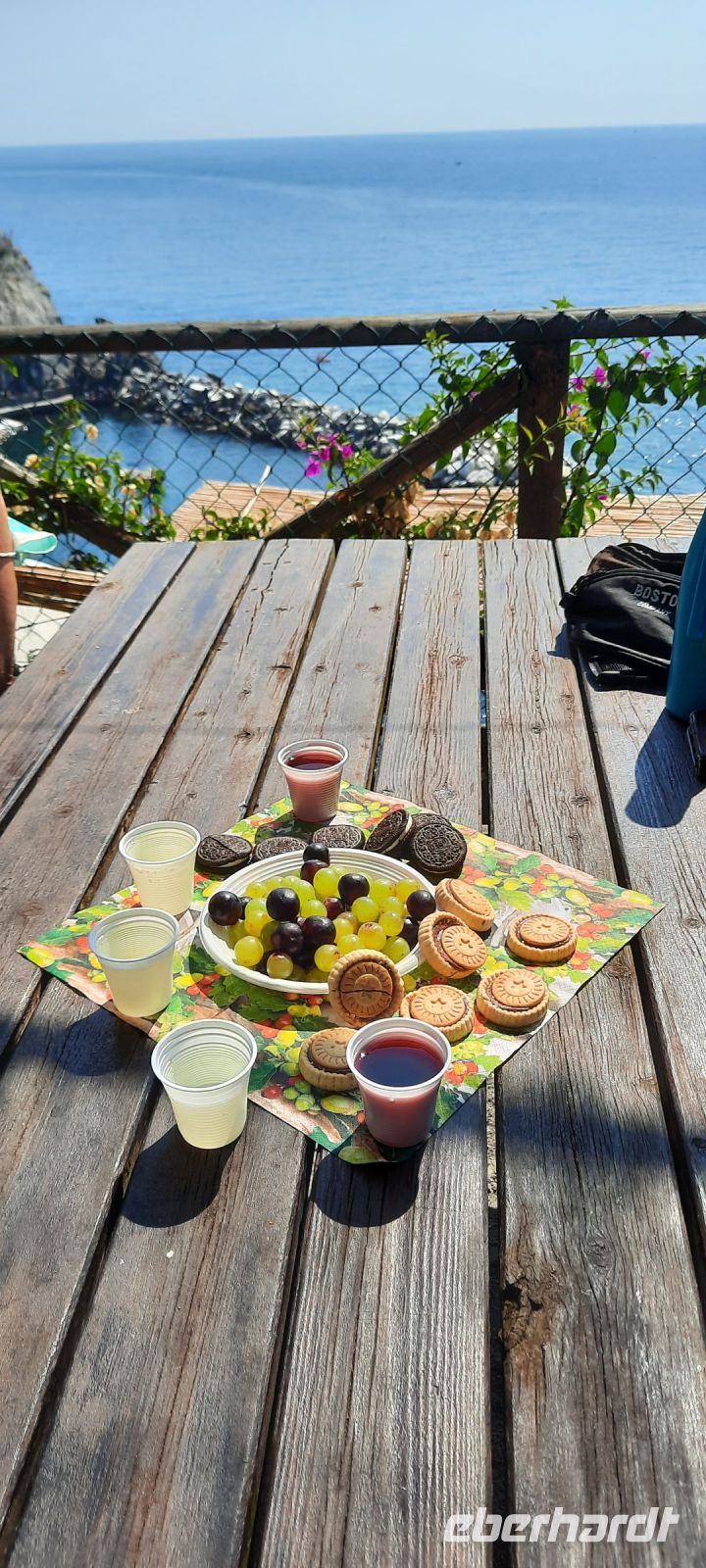 Manarola - Picknick Pause &ndash; &copy; Betina Marinow (Eberhardt TRAVEL)