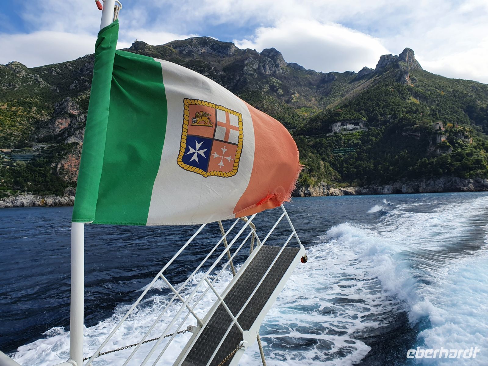 Bootsfahrt Salerno nach Amalfi &ndash; &copy; Ria Heilmann (Eberhardt TRAVEL)