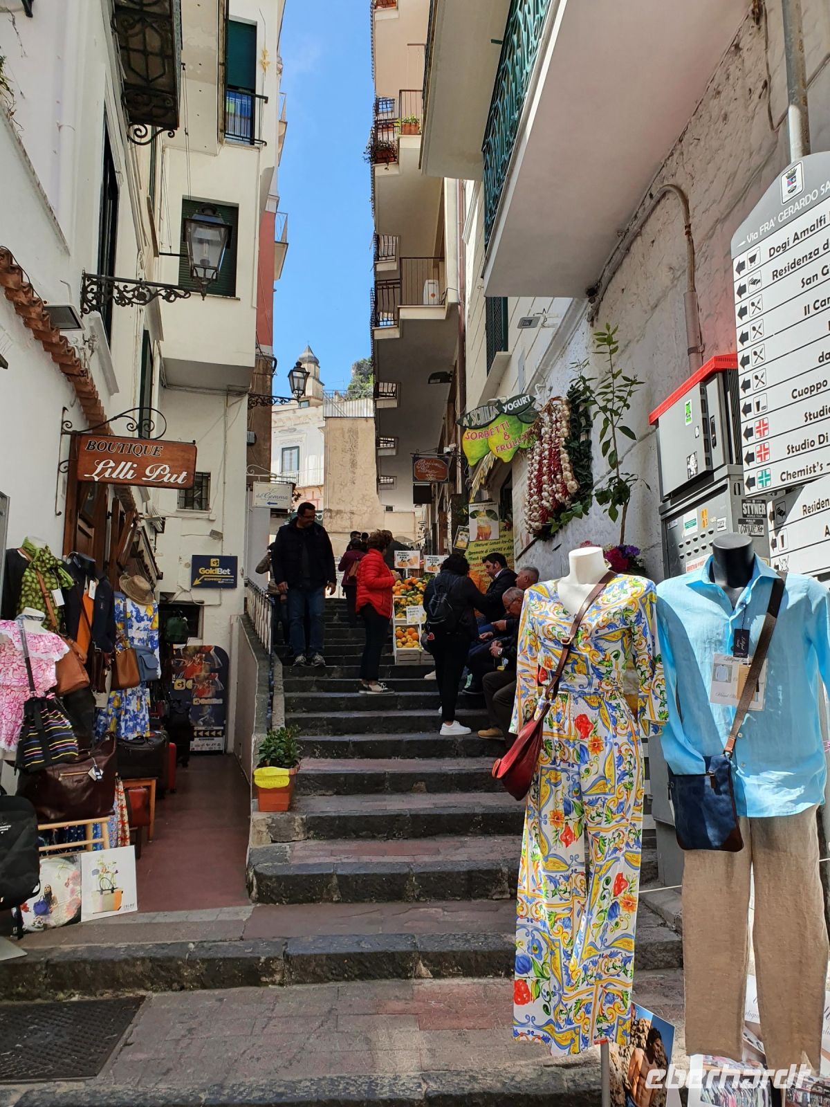 Amalfi, Gasse &ndash; &copy; Ria Heilmann (Eberhardt TRAVEL)