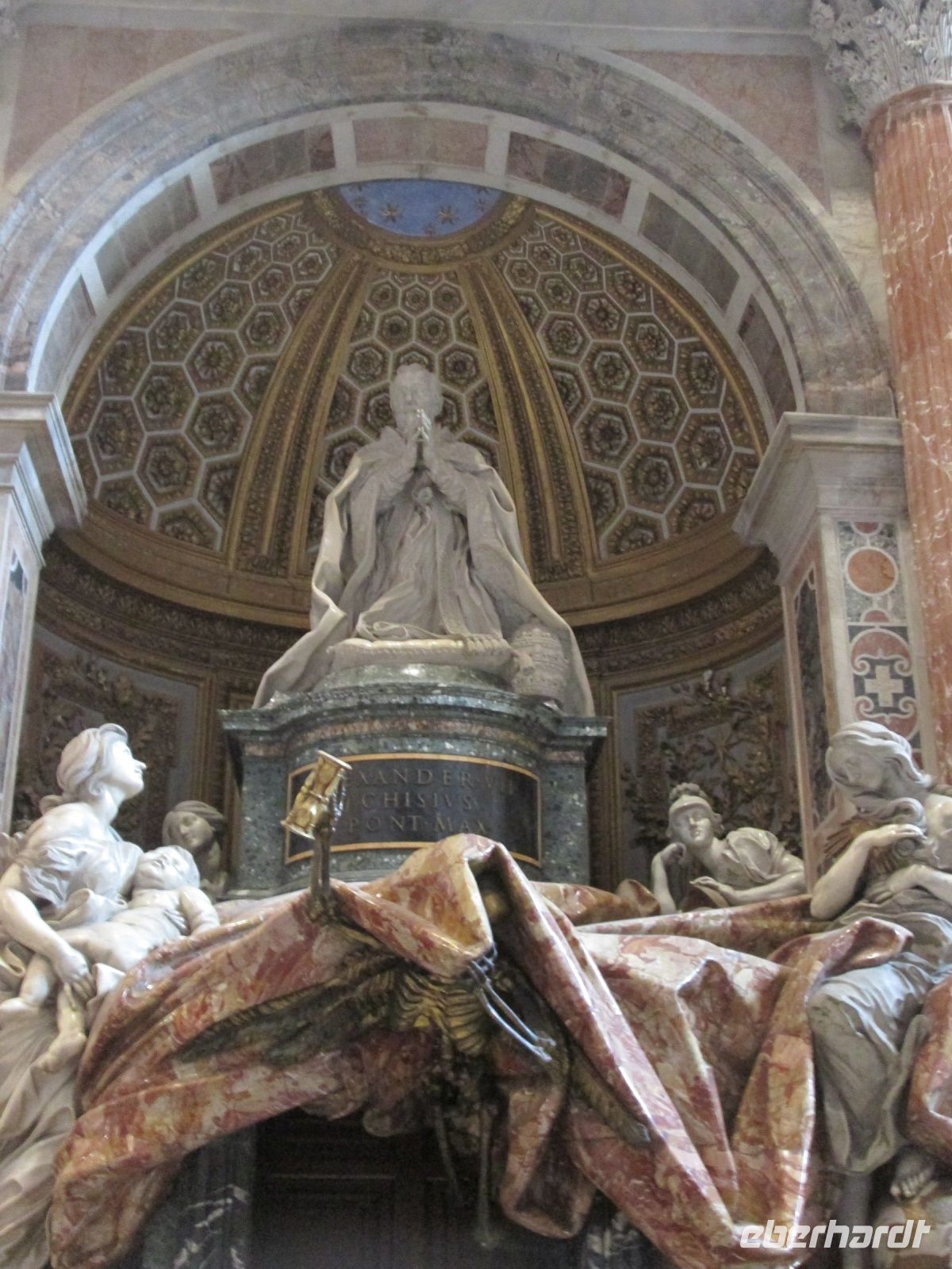 Meisterwerk Berninis, Grab für Papst Alexander VII. &ndash; &copy; Heike Heinen (Eberhardt TRAVEL)
