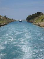 Kanal von Korinth westlicher Ausgang