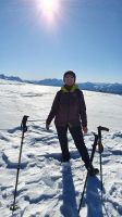 Reiseleiterin Ria am Rittener Horn &ndash; &copy; Ria Heilmann (Eberhardt TRAVEL)