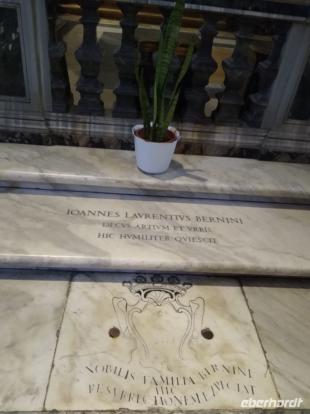 Grabstätte von Gian Lorenzo Bernini &ndash; &copy; Johanna König (Eberhardt TRAVEL)