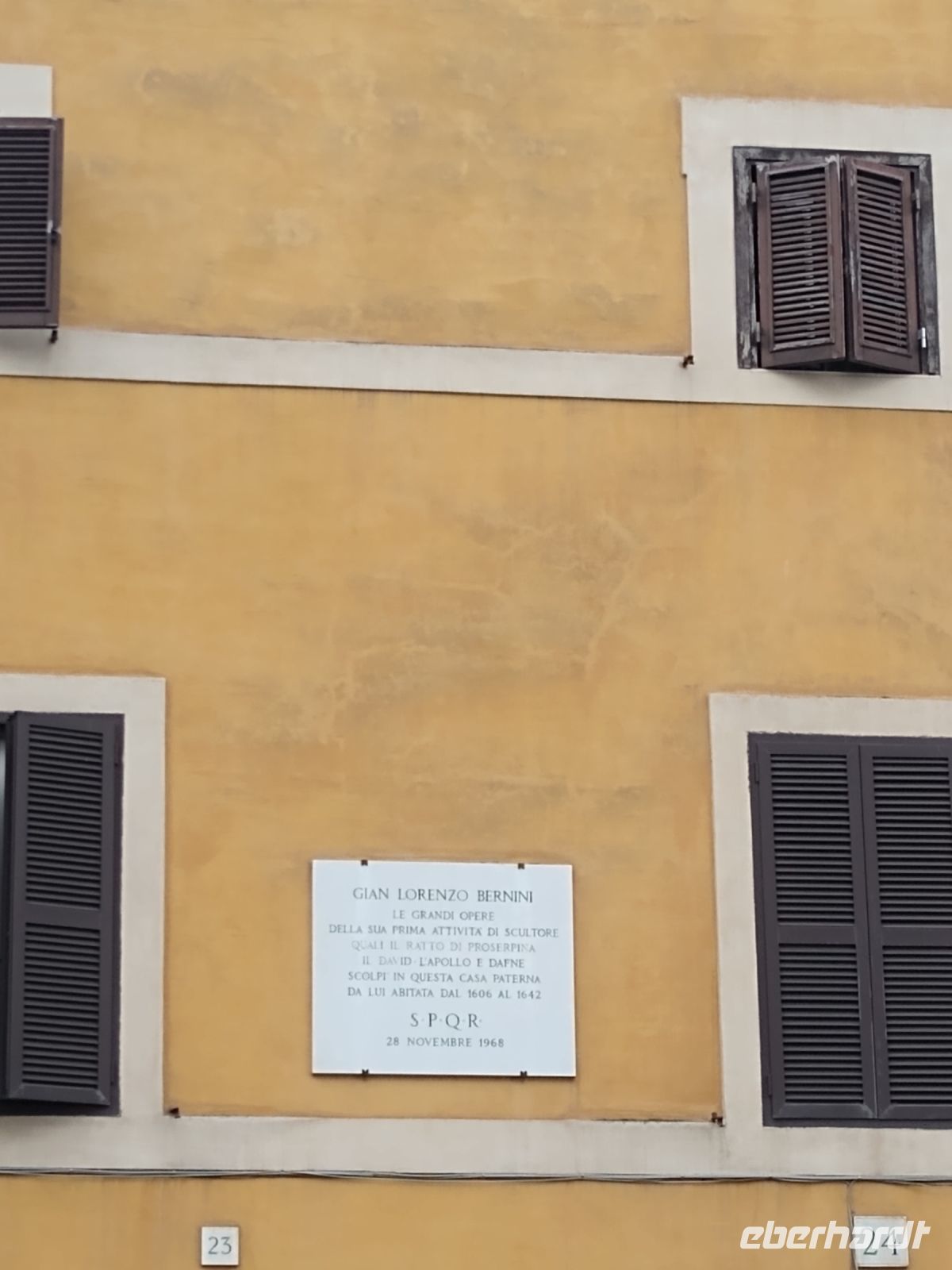 Haus von Gian Lorenzo Bernini &ndash; &copy; Johanna König (Eberhardt TRAVEL)
