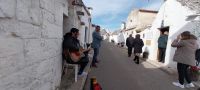 Alberobello Straße Trulli im Dezember &ndash; &copy; Anette Rietz (Eberhardt TRAVEL)