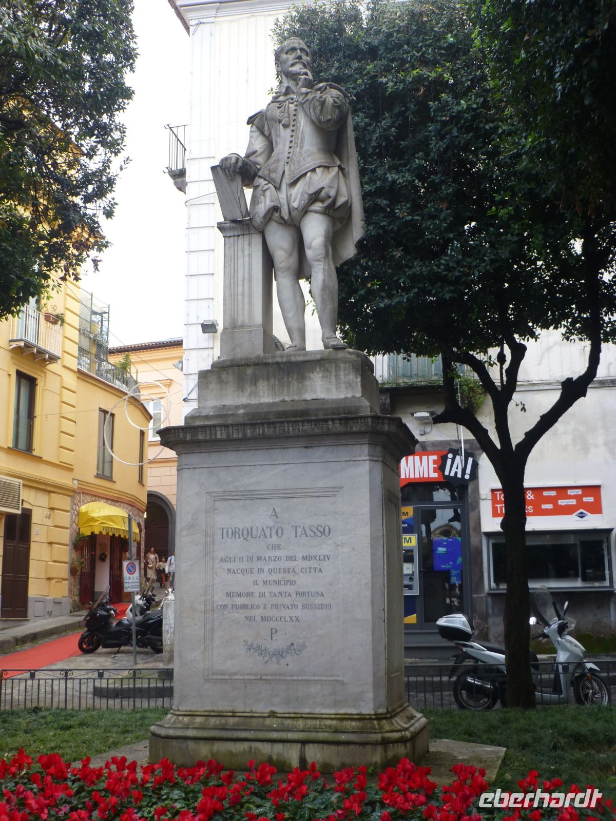 Der italienische Dichter wurde 1544 in Sorrent geboren, uns bekannt von Goethes gleichnamigen Schauspiel. &ndash; &copy; Vivian Kreft (Eberhardt TRAVEL)