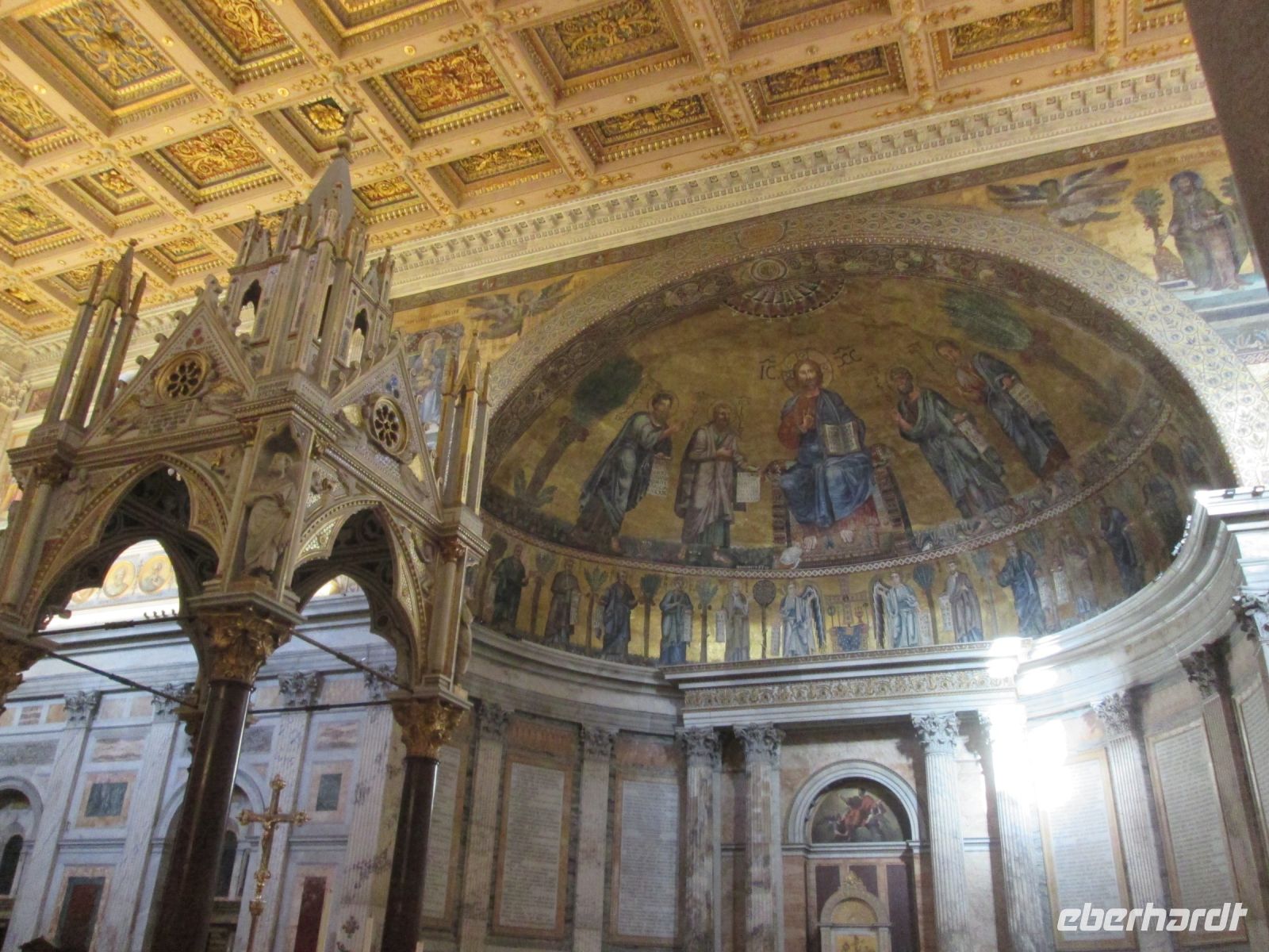 St. Paul vor den Mauern: Ziborium und Apsis &ndash; &copy; Heike Heinen (Eberhardt TRAVEL)
