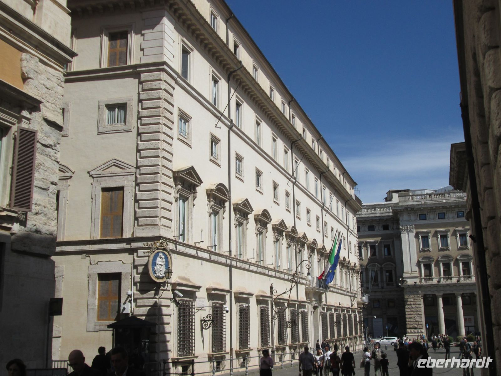 Palazzo Chigi, Sitz der amtierenden Ministerpräsidentin Meloni &ndash; &copy; Heike Heinen (Eberhardt TRAVEL)