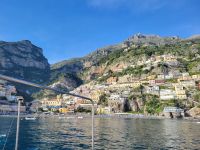 Blick auf Positano vom Schiff/Amalfiküste/Italien &ndash; &copy; Susanne Hofen (Eberhardt TRAVEL)