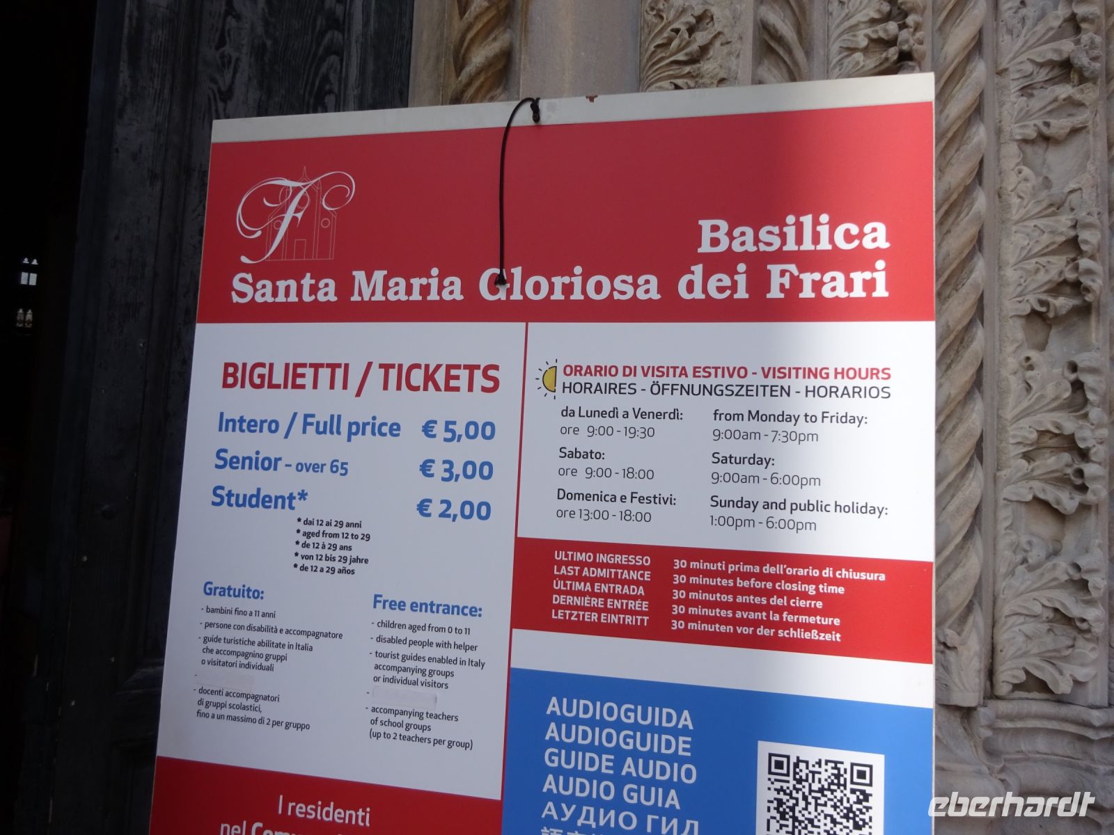 Venedig: Kirche Santa Maria Gloriosa del Frari  &ndash; &copy; Inge Bily (Eberhardt TRAVEL)