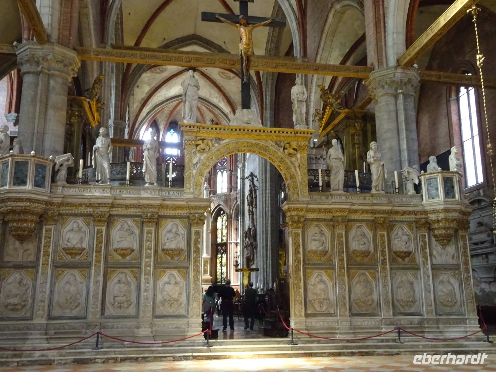 Venedig: in der Kirche Santa Maria Gloriosa del Frari &ndash; &copy; Inge Bily (Eberhardt TRAVEL)