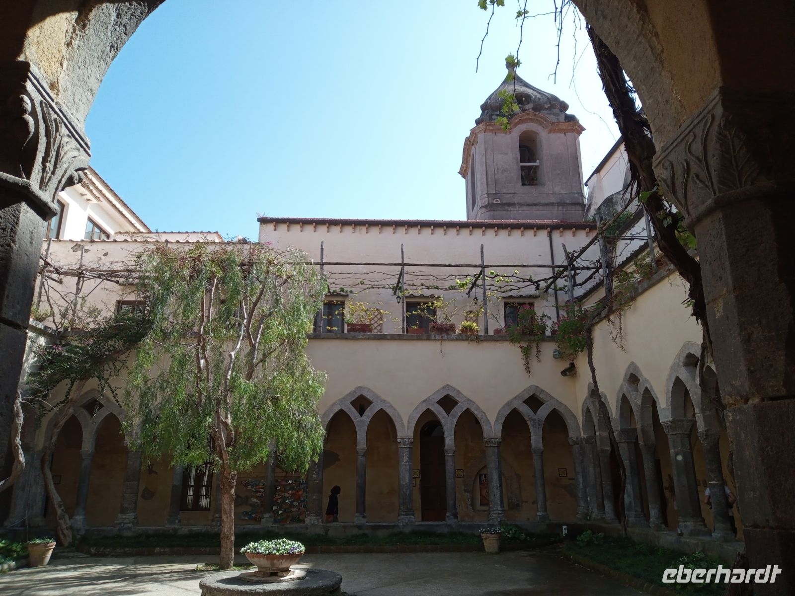 Pfefferbaum im Innenhof des Kreuzgangs &ndash; &copy; Monika Cortese (Eberhardt TRAVEL)