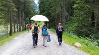glücklicherweise gibt's große Schirme &ndash; &copy; Claudia Hartwich (Eberhardt TRAVEL)