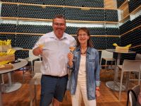bei unserem Fahrer ist Mike ist nur Saft im Glas!!! &ndash; &copy; Claudia Hartwich (Eberhardt TRAVEL)