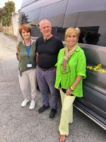 Unsere Claudia, Busfahrer Carmine und Heike &ndash; &copy; Heike Jack (Eberhardt TRAVEL)